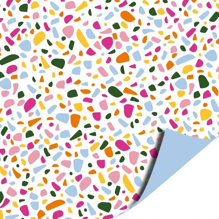 Cadeaupapier - Terrazzo roze