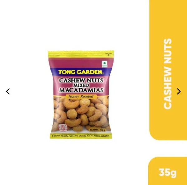 Tong Garden Honey Roasted Cashew Nuts Mixed Macadamias 35g