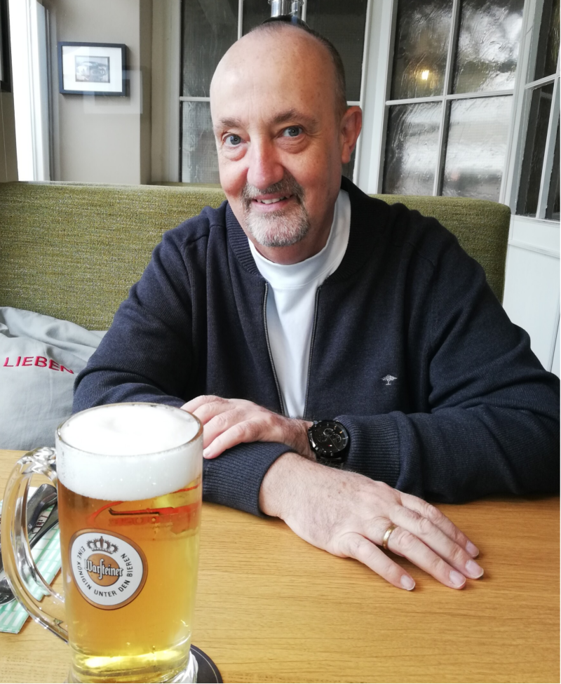 Werner Frank im Restaurant Elrado in Lüneburg