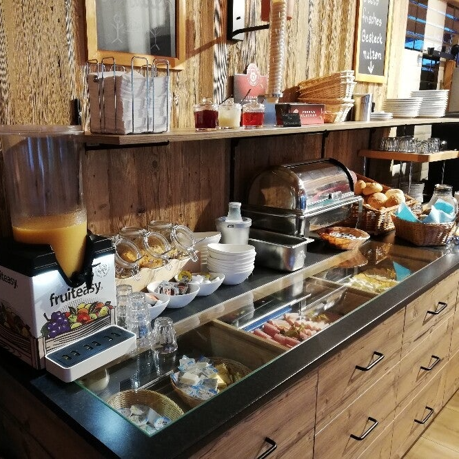 Frühstücksbuffet, schön angerichtet