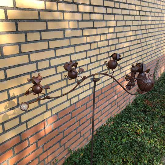 Tuinsteker windspel Honden
