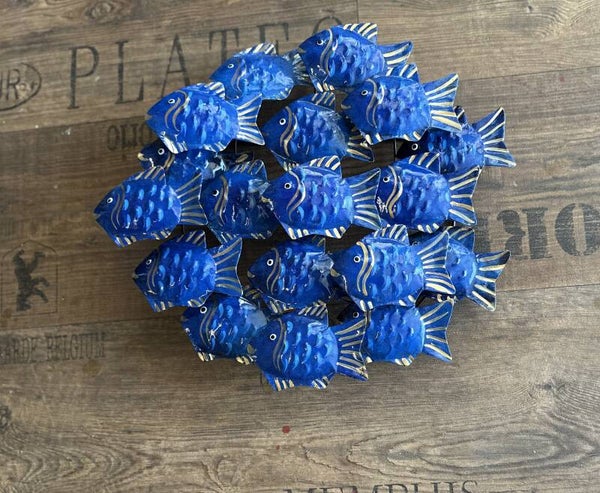 Wanddecoratie ring Vissen