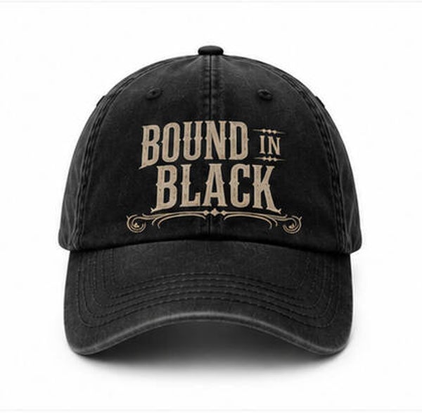 Bound In Black Classic Cap