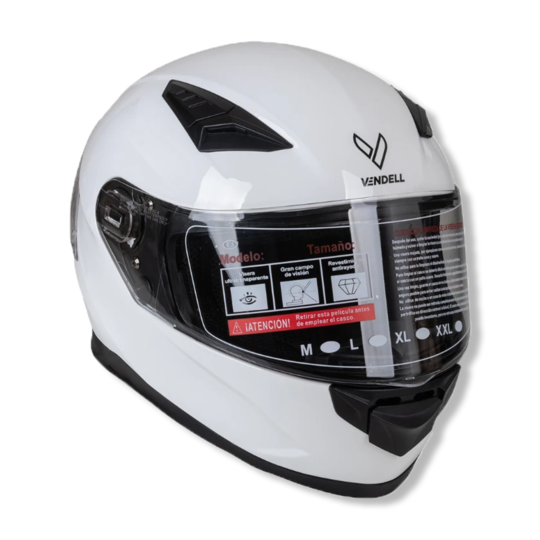 Casco Integral Doble Visor Blanco