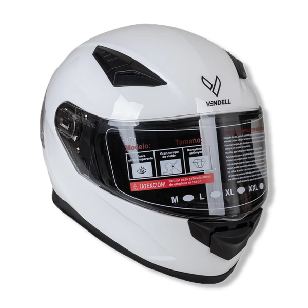 Casco Integral Doble Visor Blanco