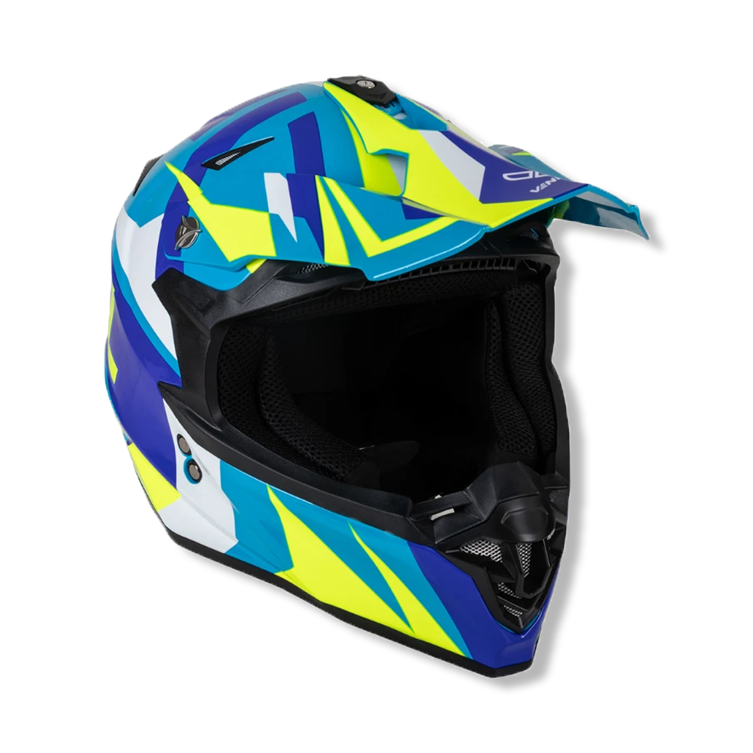 Casco Cross Mercury Azul