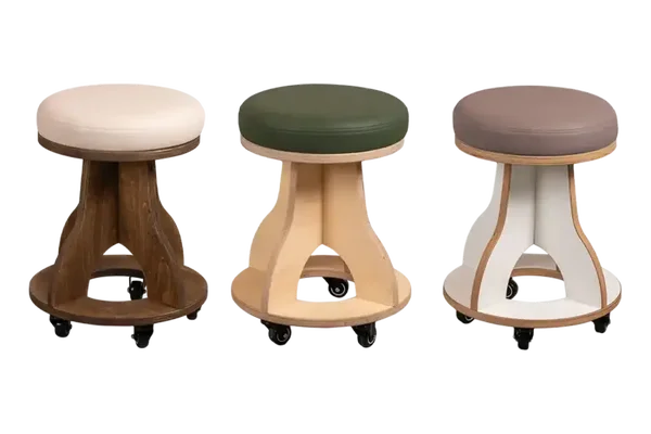 Relax Sensation Rolkruk – Houten Onderstel met Wielen