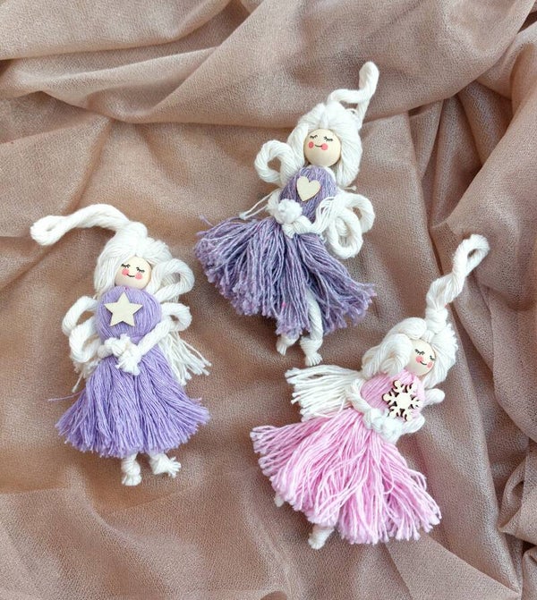 Engeltje paars, lila, roze