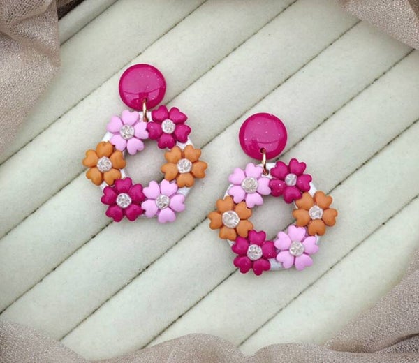Fleur 3D oorbellen