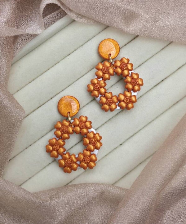 Fleur 3d oorbellen