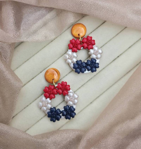 Fleur 3d oorbellen