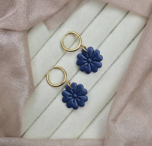Bloom hoop oorbellen