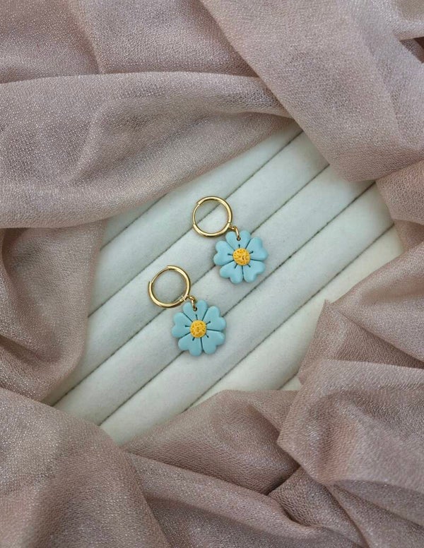 Bloom hoop oorbellen
