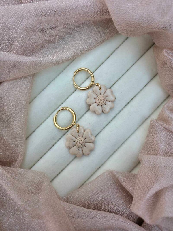 Bloom hoop oorbellen