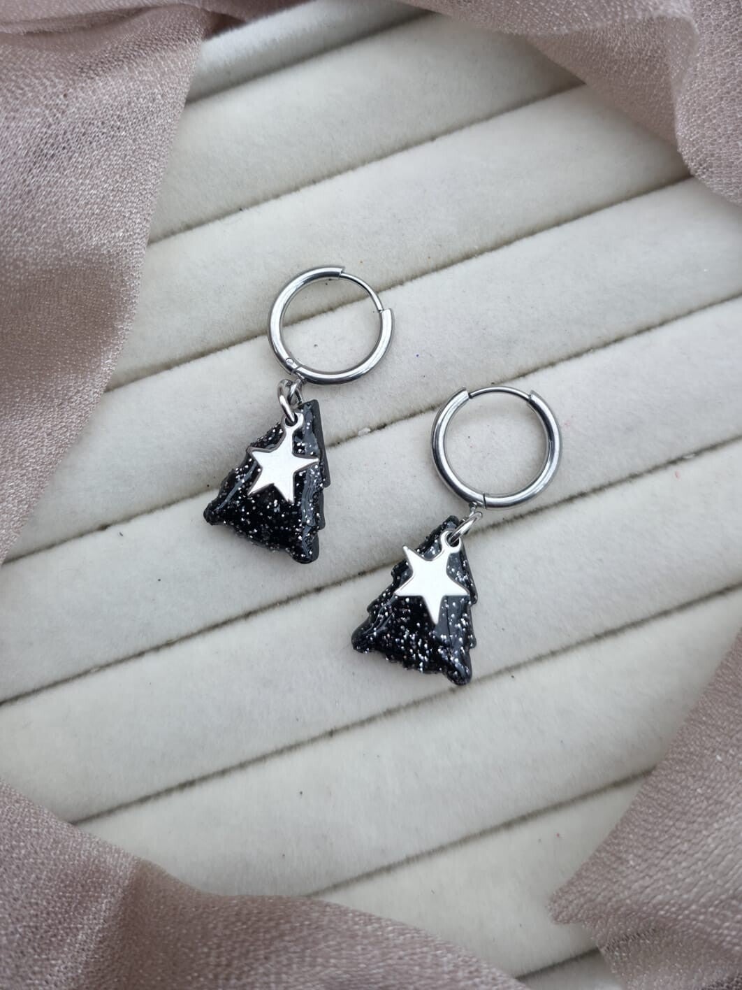 Kerstboom oorbellen (S)