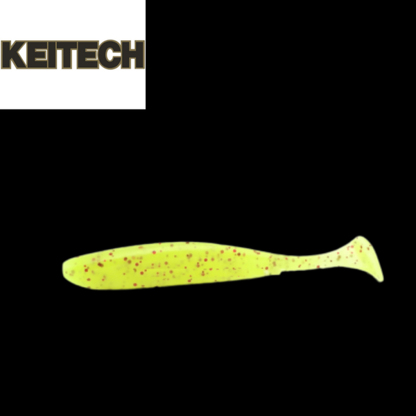 Keitech Easy Shiner Chartreuse Red Flake PAL01S