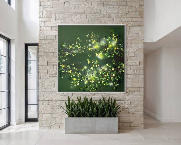 "Verdant" - 145 × 145 cm / 57.1 × 57.1 in