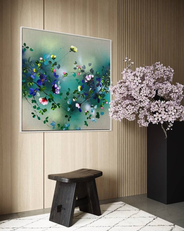 Ukiyo - 90 × 90 × 2 cm / 35.4 × 35.4 × 0.8 in