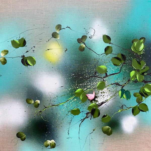 The Quiet Hours I - 50 × 50 × 2 cm / 19.7 × 19.7 × 0.8 in
