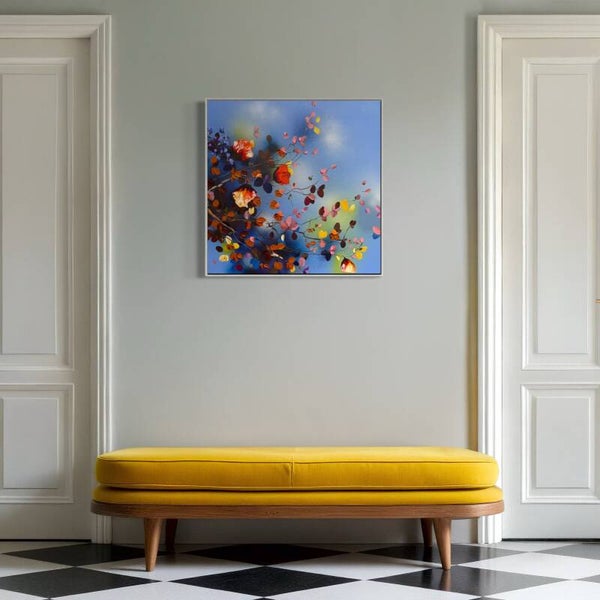 Before it Cools - 80 × 80 × 4 cm / 31.5 × 31.5 × 1.6 in