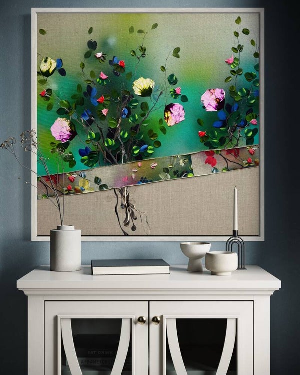 A Deeper Dimension - 80 × 80 × 4 cm / 31.5 × 31.5 × 1.6 in