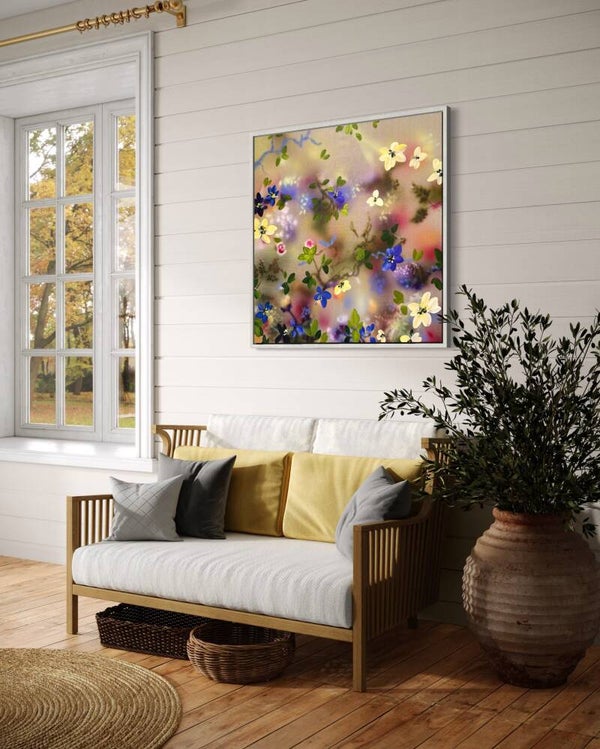 Veil of Light - 90 × 90 × 2 cm / 35.4 × 35.4 × 0.8 in