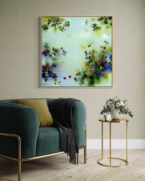 Shine Anyway - 90 × 90 × 2 cm / 35.4 × 35.4 × 0.8 in