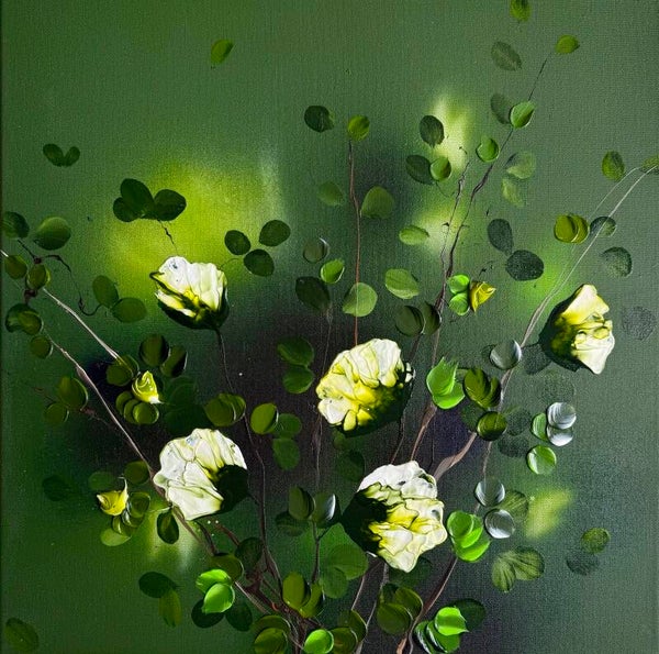Jade Green III - 60 × 60 × 2 cm / 23.6 × 23.6 × 0.8 in