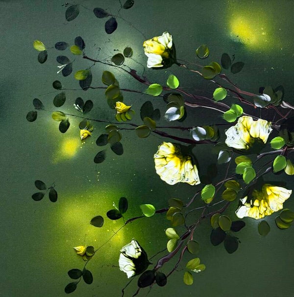 Komorebi, Clearing - 60 × 60 × 4 cm / 23.6 × 23.6 × 1.6 in