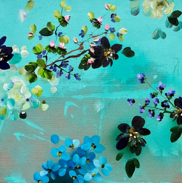 Shade and Breeze II - 60 × 60 × 2 cm / 23.6 × 23.6 × 0.8 in