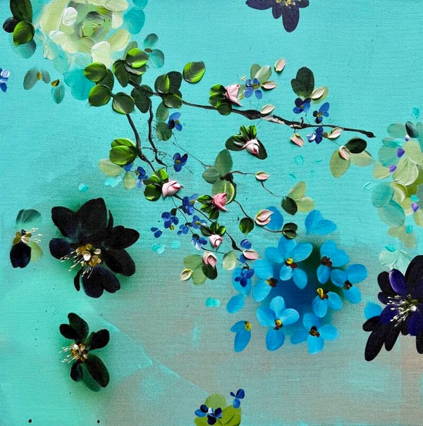 Shade and Breeze III - 60 × 60 × 2 cm / 23.6 × 23.6 × 0.8 in