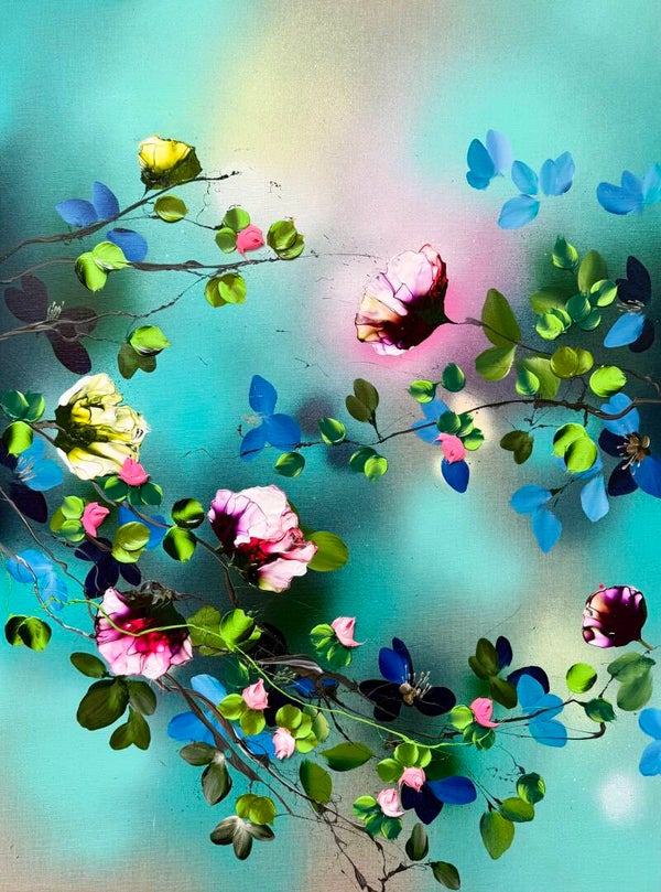 "Where I Forget II" - 80 × 60 × 2 cm / 31.5 × 23.6 × 0.8 in