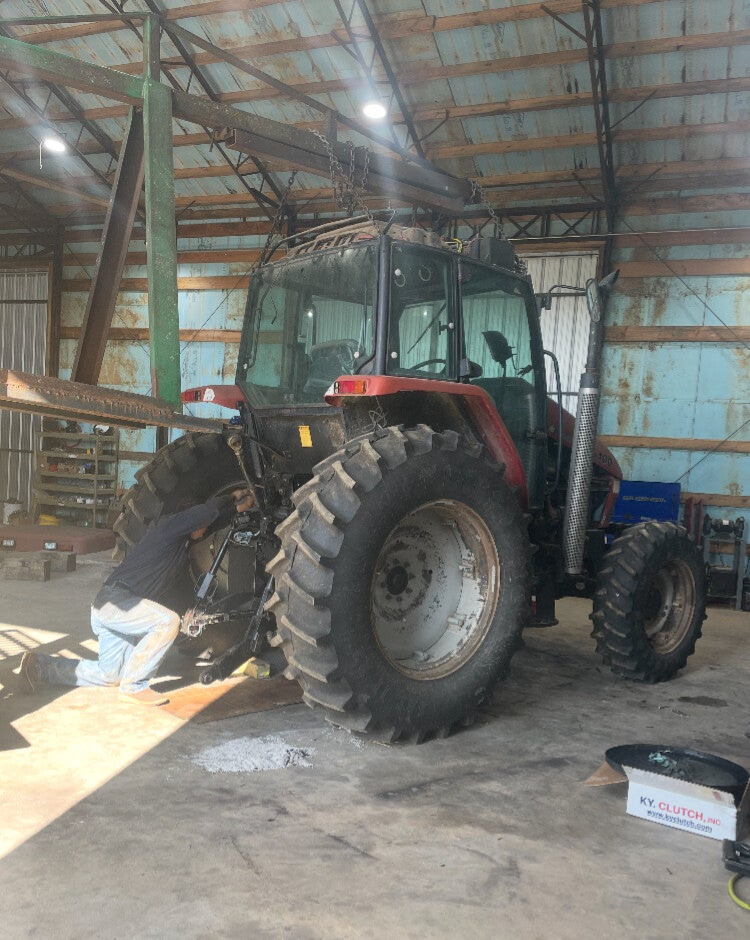 INSTALLING CAB AFTER TRANSMISSION REPAIR