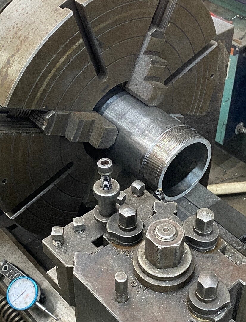 INSTALLING CAB AFTER TRANSMISSION REPAIR