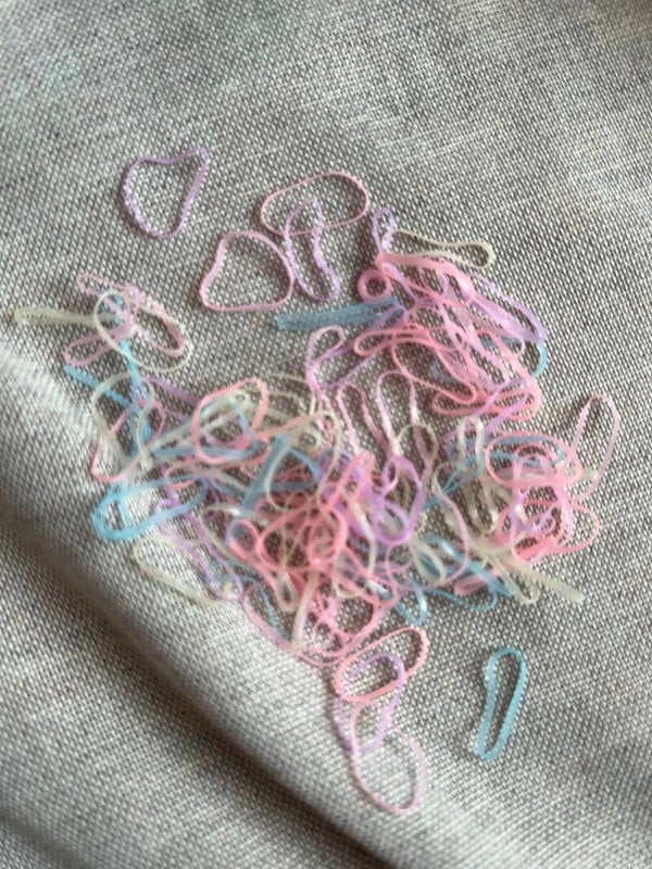 Elastiekjes rubber - pastel