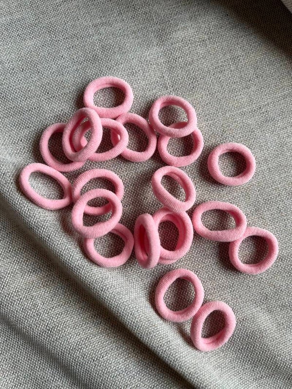 Haarelastiekjes roze