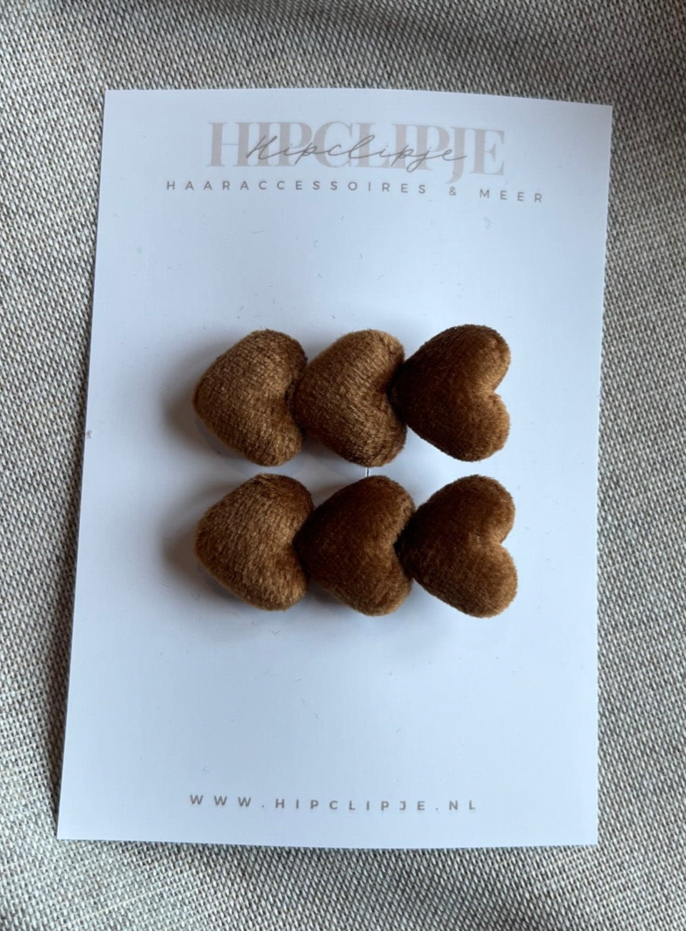 Hearts brown - alligator