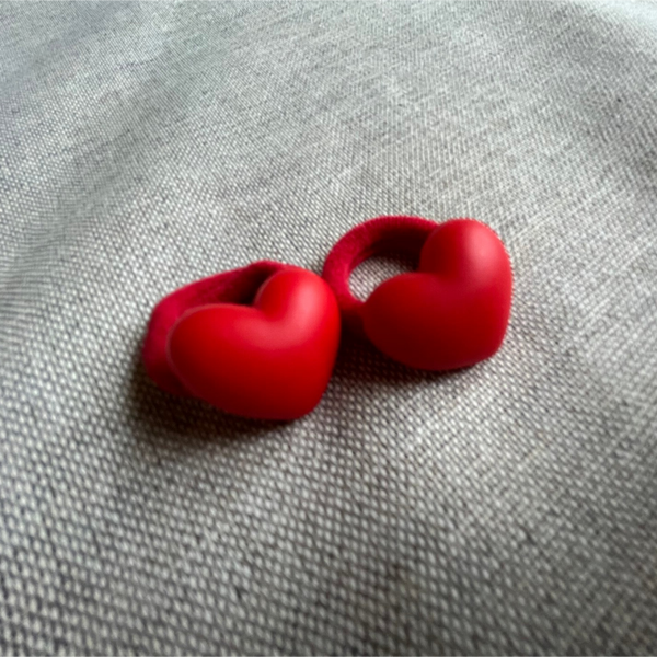 Haarelastiekjes - Hearts