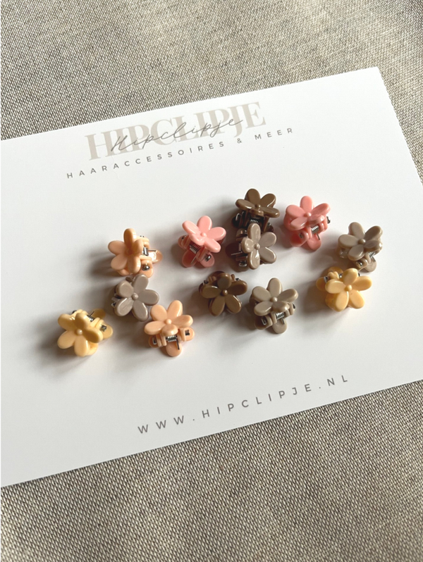 Mini klemmetjes - bloemetjes