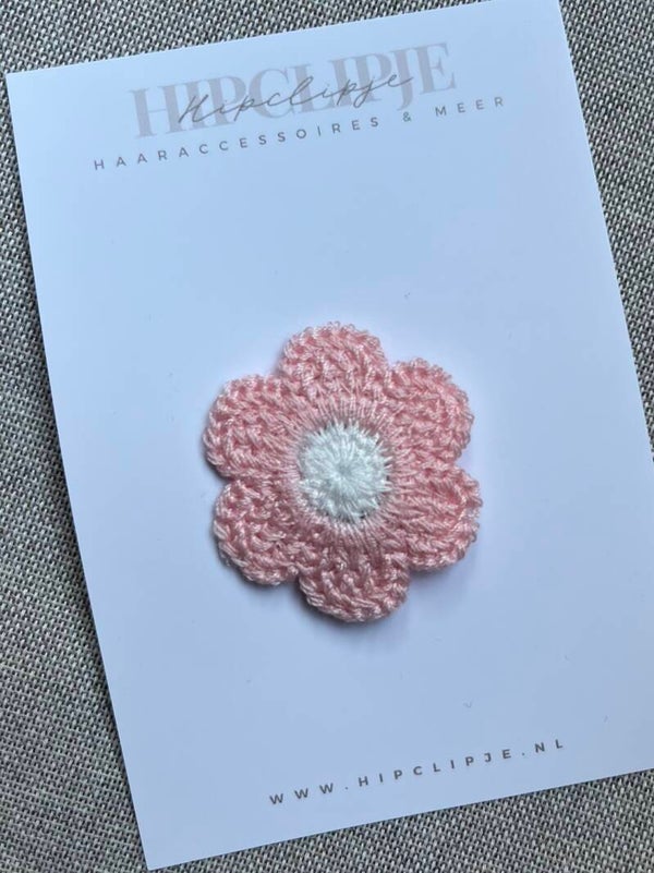 Antislip haarspeldjes - Pink flower