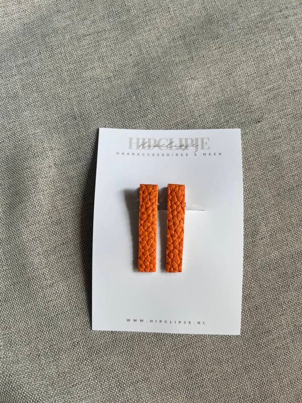 Koningsdag - Alligator clip orange