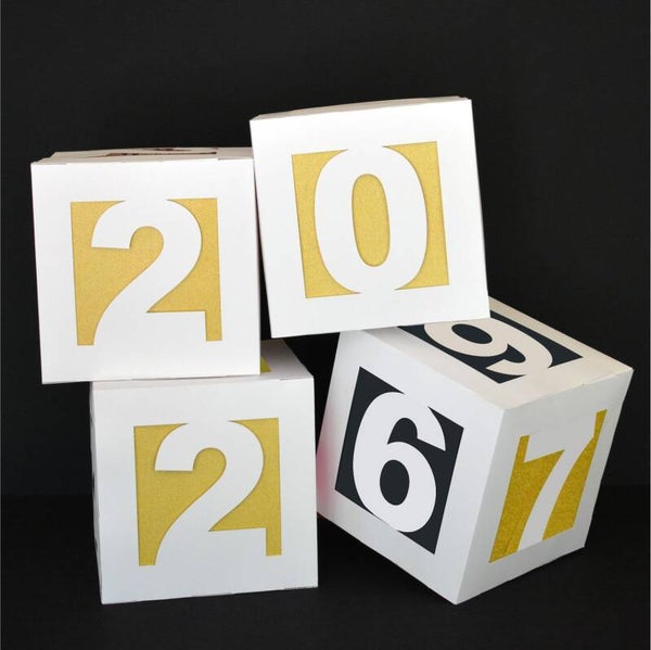 2027 Grote cijfers karton