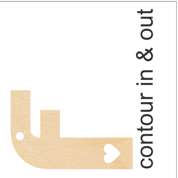 Mini houten figuren - Eigen ontwerp - 1.5cm ♥ 3,5cm