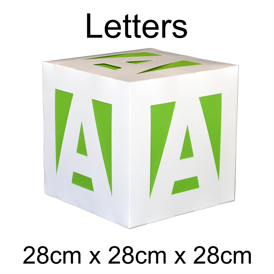 Grote Kartonnen letters