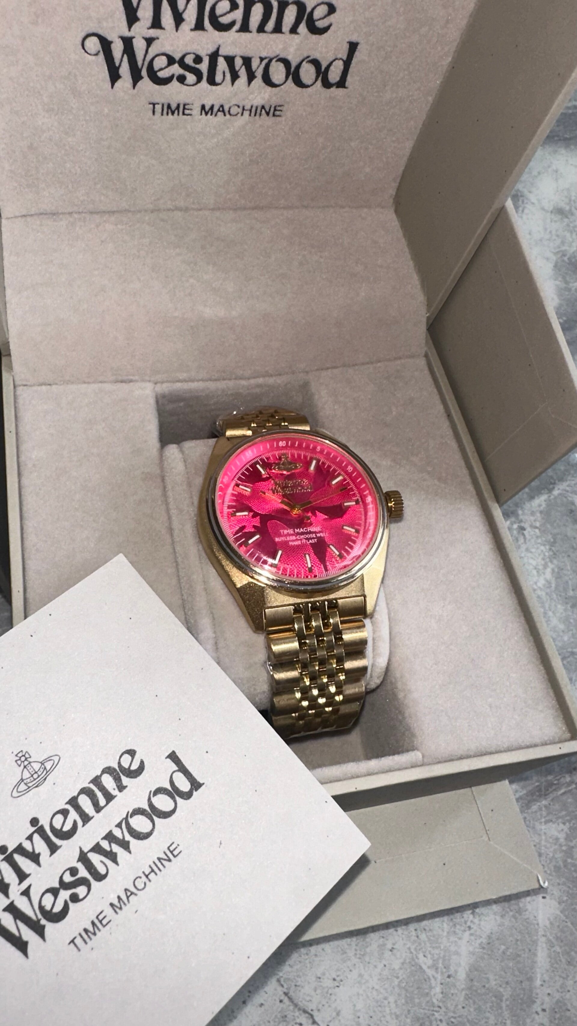 VW Time machine pink watch | my luxe haven