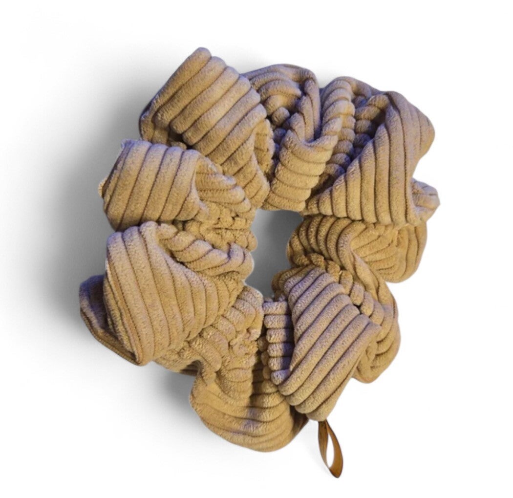 61. Cord Scrunchie Beige