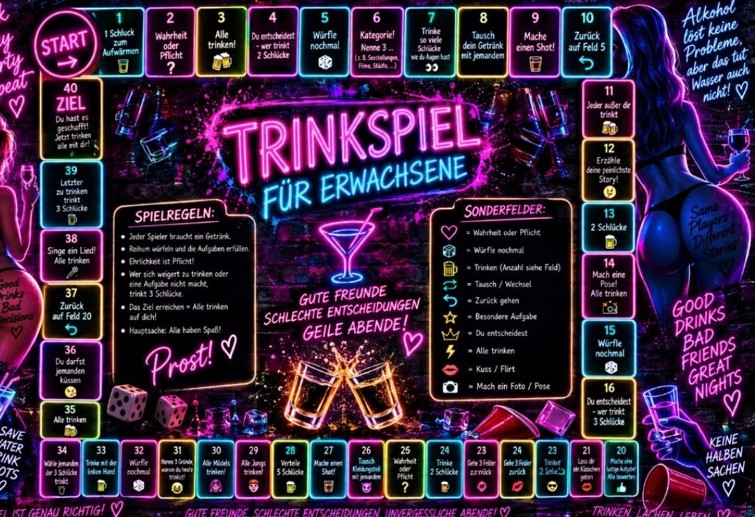 K. 190 Trink und fsk 18 Spiele