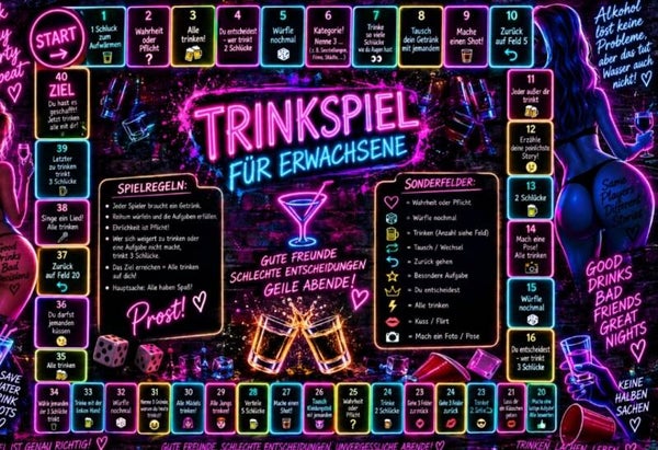 K. 190 Trink und fsk 18 Spiele