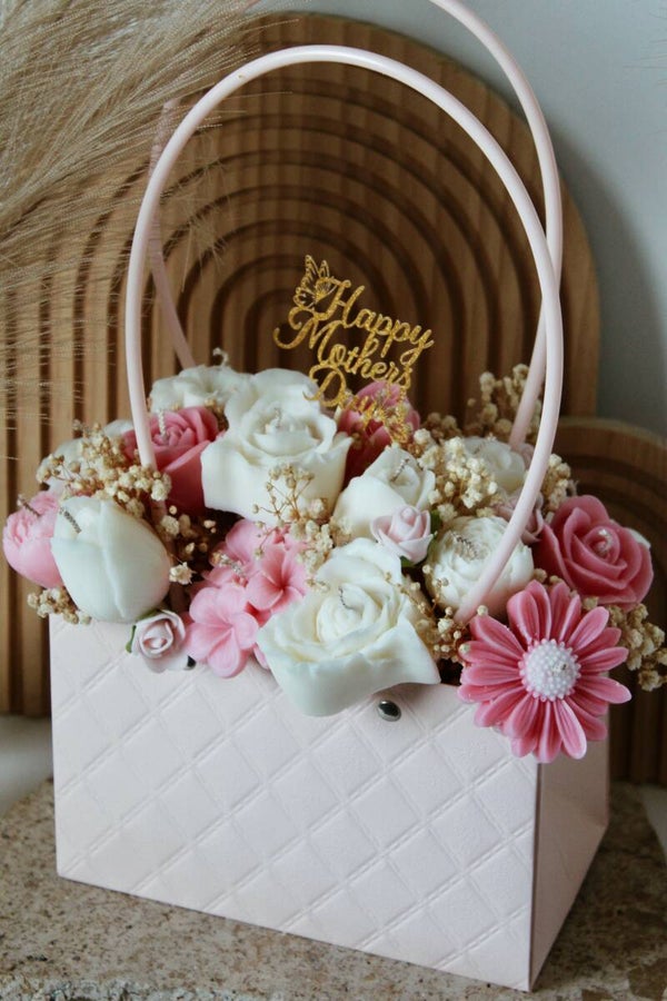 Bloemenboeket handtas