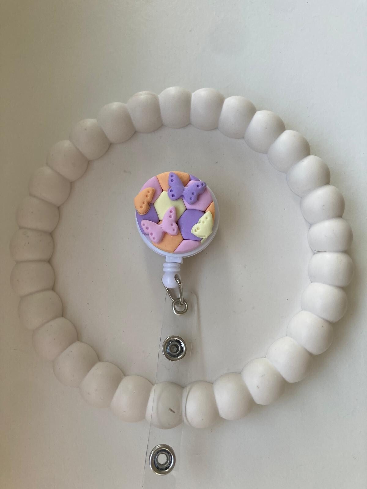 Badge sky of butterflies